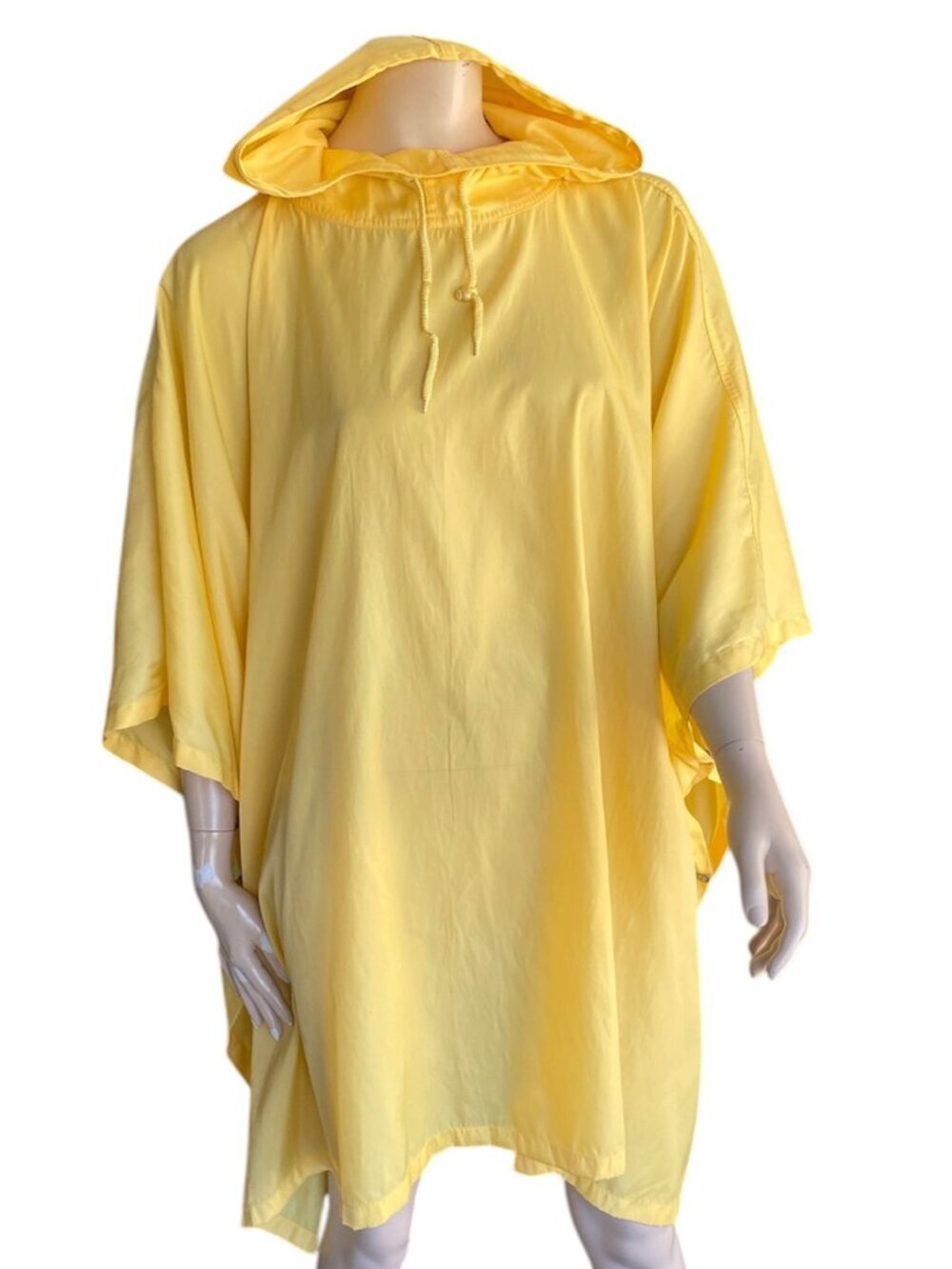 Lauren Ralph Lauren Yellow Hooded Rain Poncho One Size​